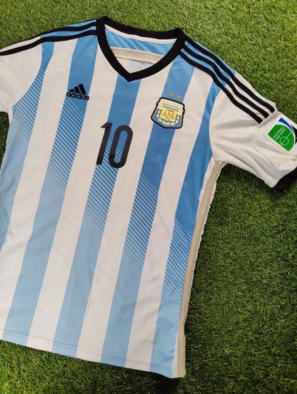Lionel Messi Str. M Argentina Hjemmebanetrøje (VM 2014)