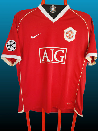 Cristiano Ronaldo Manchester United Hjemmebanetrøje – Str. XL (2006/07)