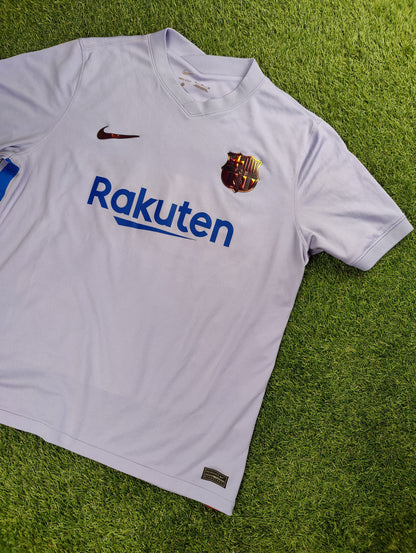 Lionel Messi Str. XL Barcelona Udebanetrøje (2021/22)