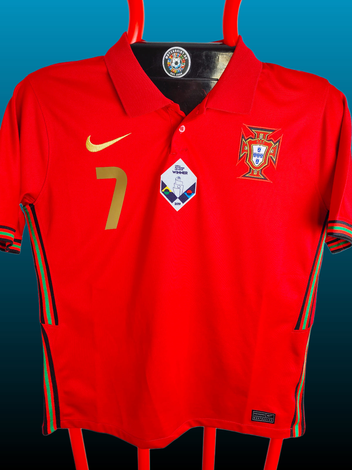 Cristiano Ronaldo Portugal Euro 2020 Hjemmebanetrøje – Str. M