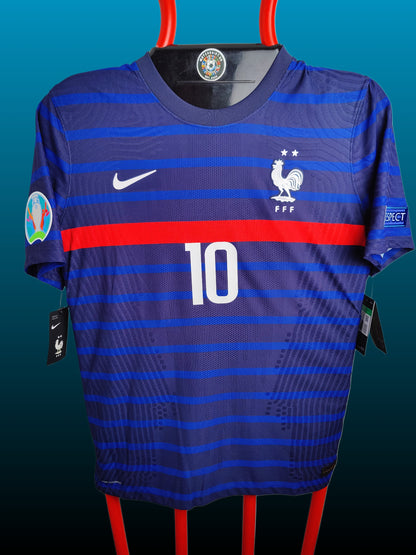 Kylian Mbappé Frankrig Hjemmetrøje – Str. M (Euro 2020, Vapor Player Version)