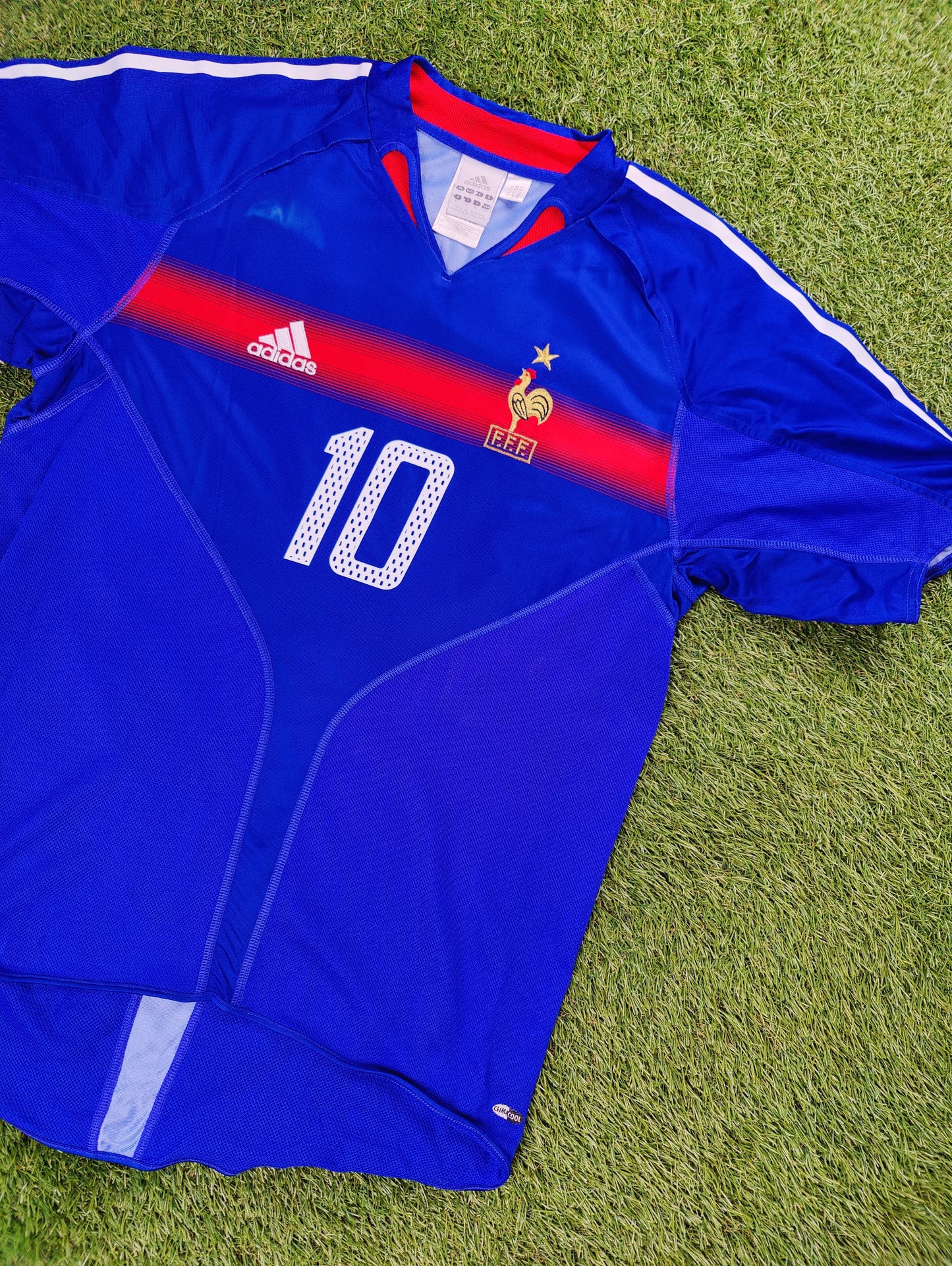 Zinedine Zidane Str. M Frankrig Hjemmebanetrøje (Euro 2004)