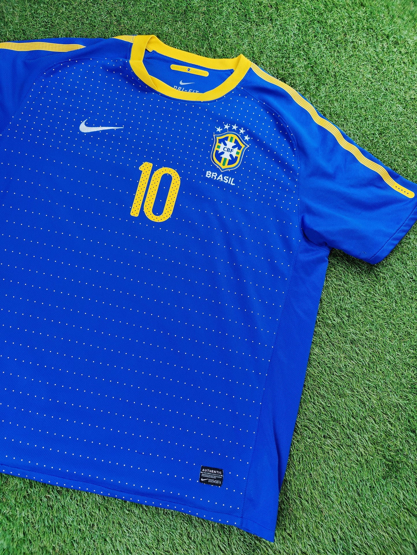 Kaká Str. XXL Brasilien Udebanetrøje (VM 2010)