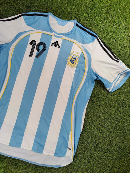 Lionel Messi Str. L Argentina Hjemmebanetrøje (2006)