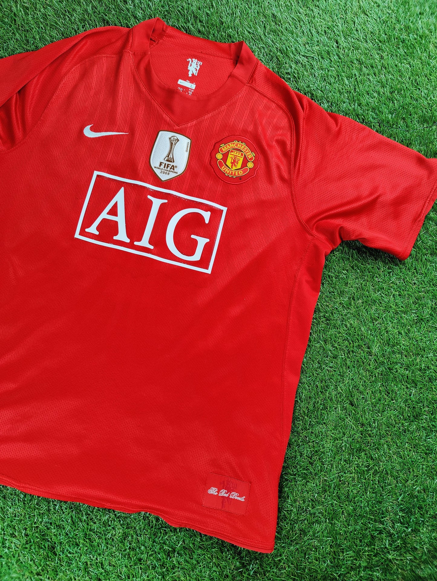 Cristiano Ronaldo Str. L Manchester United Hjemmebanetrøje (2008/09)