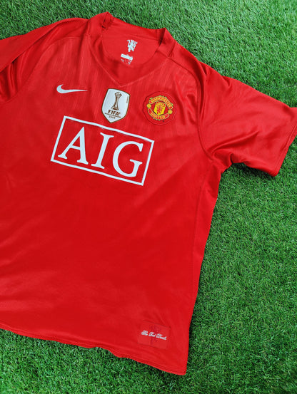 Cristiano Ronaldo Str. L Manchester United Hjemmebanetrøje (2008/09)