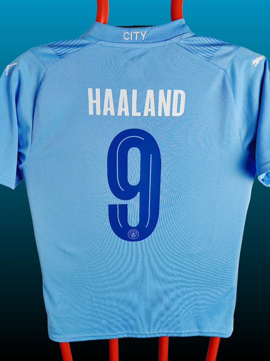 Erling Haaland Str. M Manchester City Hjemmebanetrøje – (2023/24)