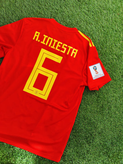 Andrés Iniesta Str. M Spanien vs Marokko – 25. juni 2018 – (VM 2018)