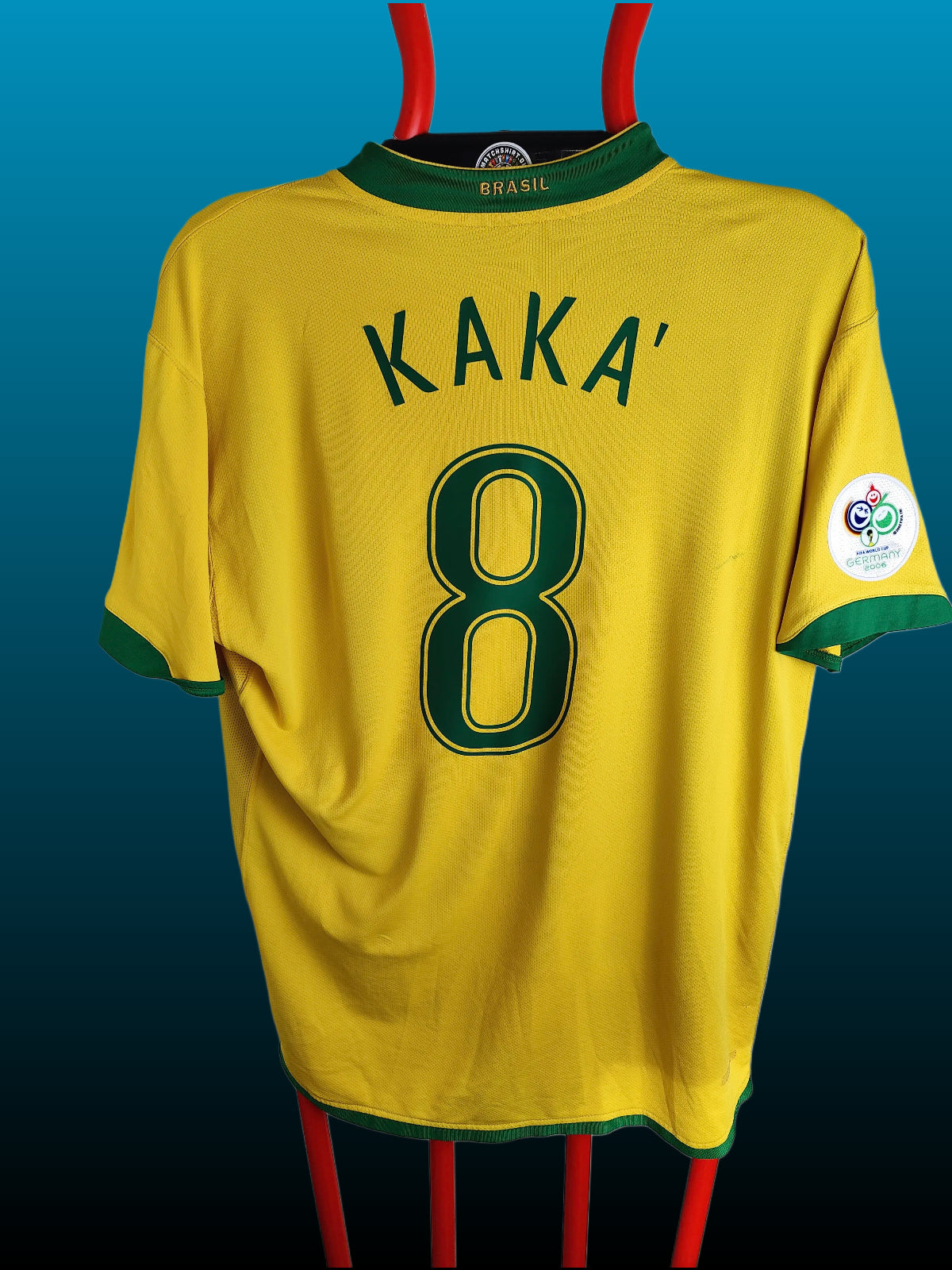 Kaká Brasilien VM 2006 Hjemmebanetrøje – Str. XL