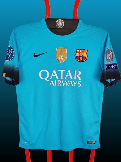 Lionel Messi FC Barcelona Udebanetrøje – Str. M (2015/16)