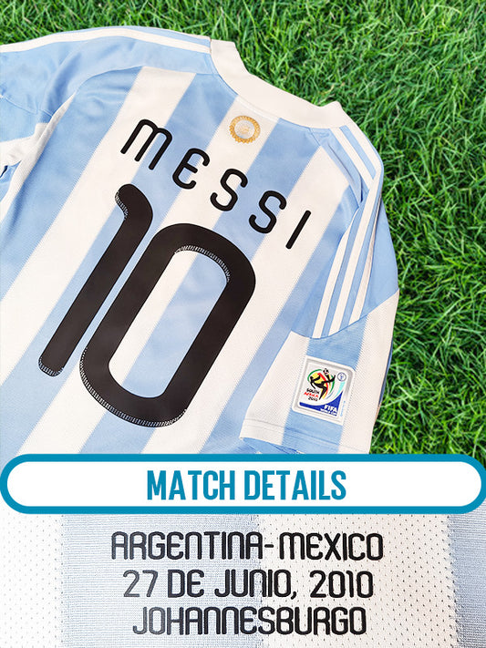 Lionel Messi Str. L Argentina Hjemmebanetrøje – (VM 2010)