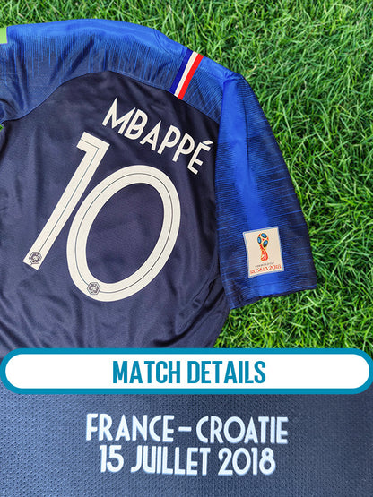 Kylian Mbappé Str. L Frankrig Hjemmebanetrøje – (VM 2018)