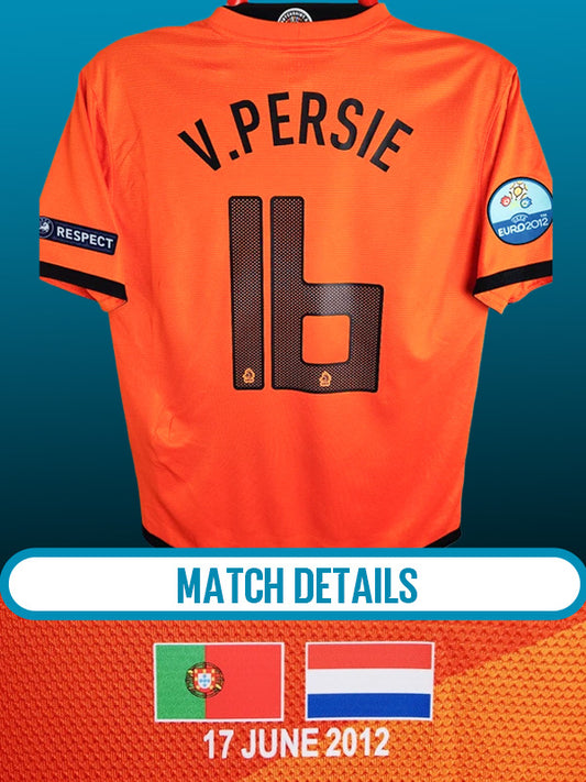 Robin van Persie Holland Hjemmebanetrøje Match details – Str. L (EM 2012)
