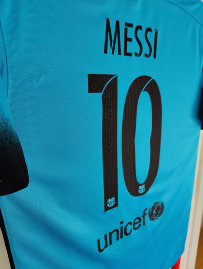 Lionel Messi FC Barcelona Udebanetrøje – Str. M (2015/16)