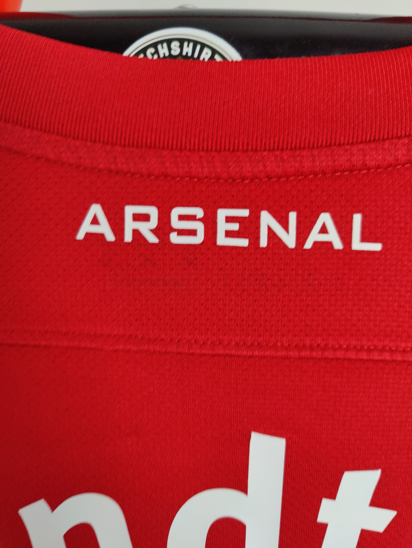 Nicklas Bendtner Arsenal Hjemmebanetrøje m. CL-tryk – Str. XL (2011/12)