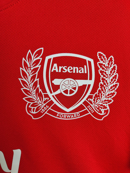 Nicklas Bendtner Arsenal Hjemmebanetrøje m. CL-tryk – Str. XL (2011/12)