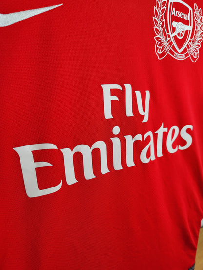 Nicklas Bendtner Arsenal Hjemmebanetrøje m. CL-tryk – Str. XL (2011/12)