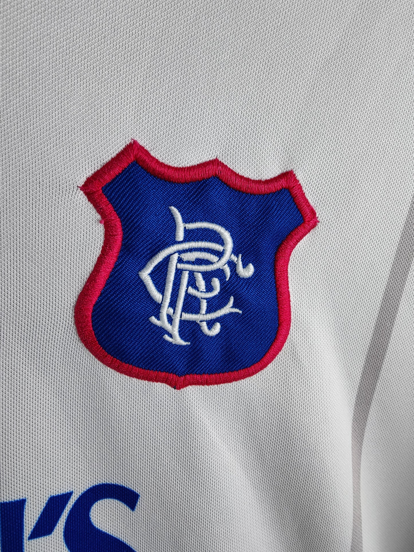 Brian Laudrup Rangers Udebanetrøje – Str. XXL (1997/98)