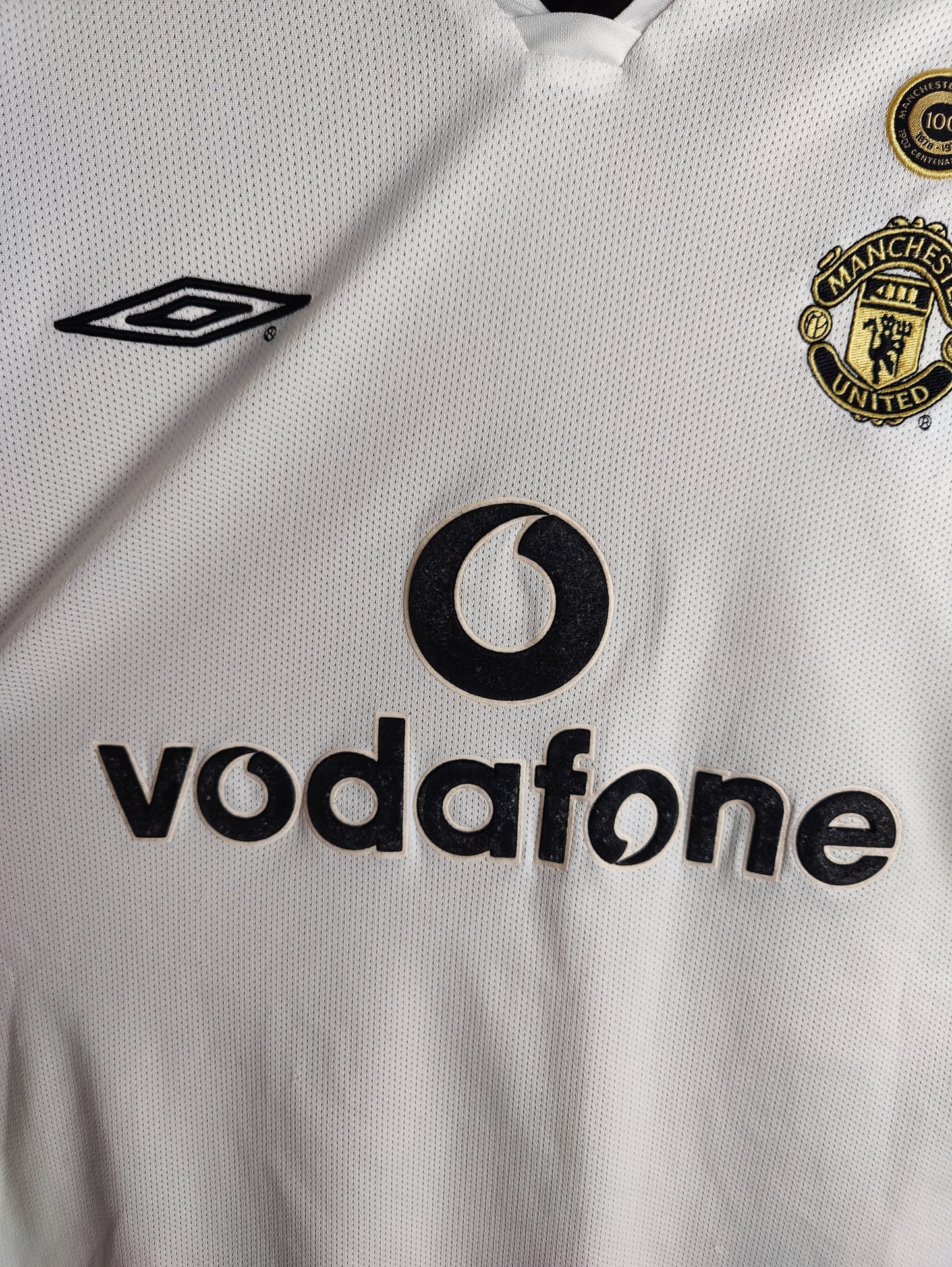 David Beckham Manchester United Centenary Away/Third Shirt – Str. XXL (2001/02)