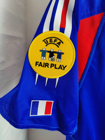 Zinedine Zidane Frankrig Euro 2004 Hjemmebanetrøje – Str. L