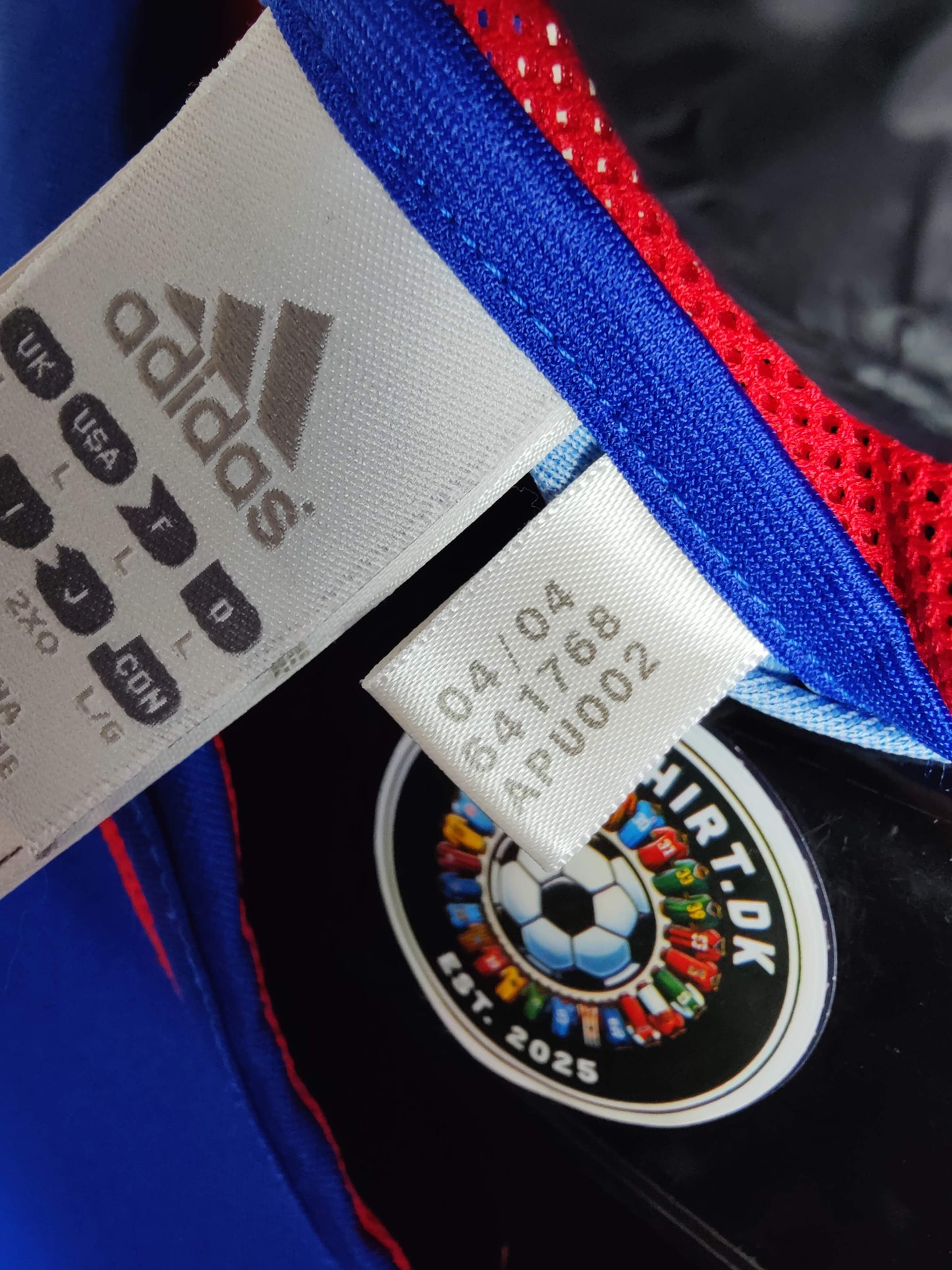 Zinedine Zidane Frankrig Euro 2004 Hjemmebanetrøje – Str. L