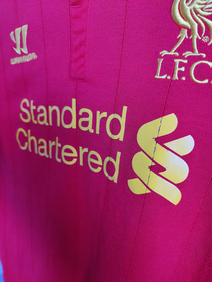 Steven Gerrard Liverpool Europa League Hjemmebanetrøje – Str. L (2012/13)