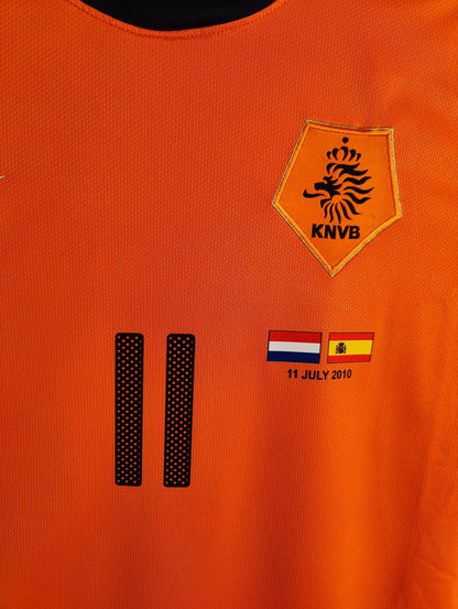 Arjen Robben Holland VM 2010 Hjemmebanetrøje Match details – Str. XL