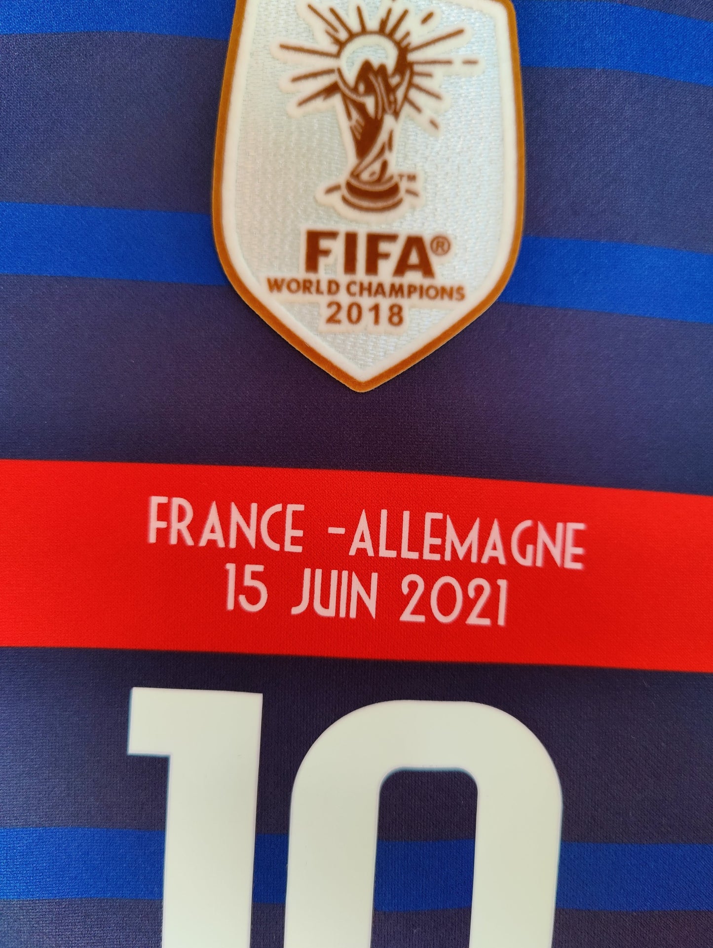 Kylian Mbappé Str. XL Frankrig Hjemmebanetrøje – (Euro 2020)