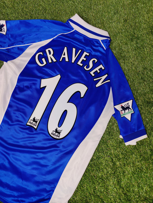 Thomas Gravesen Str. L Everton Hjemmebanetrøje – (2001/02)
