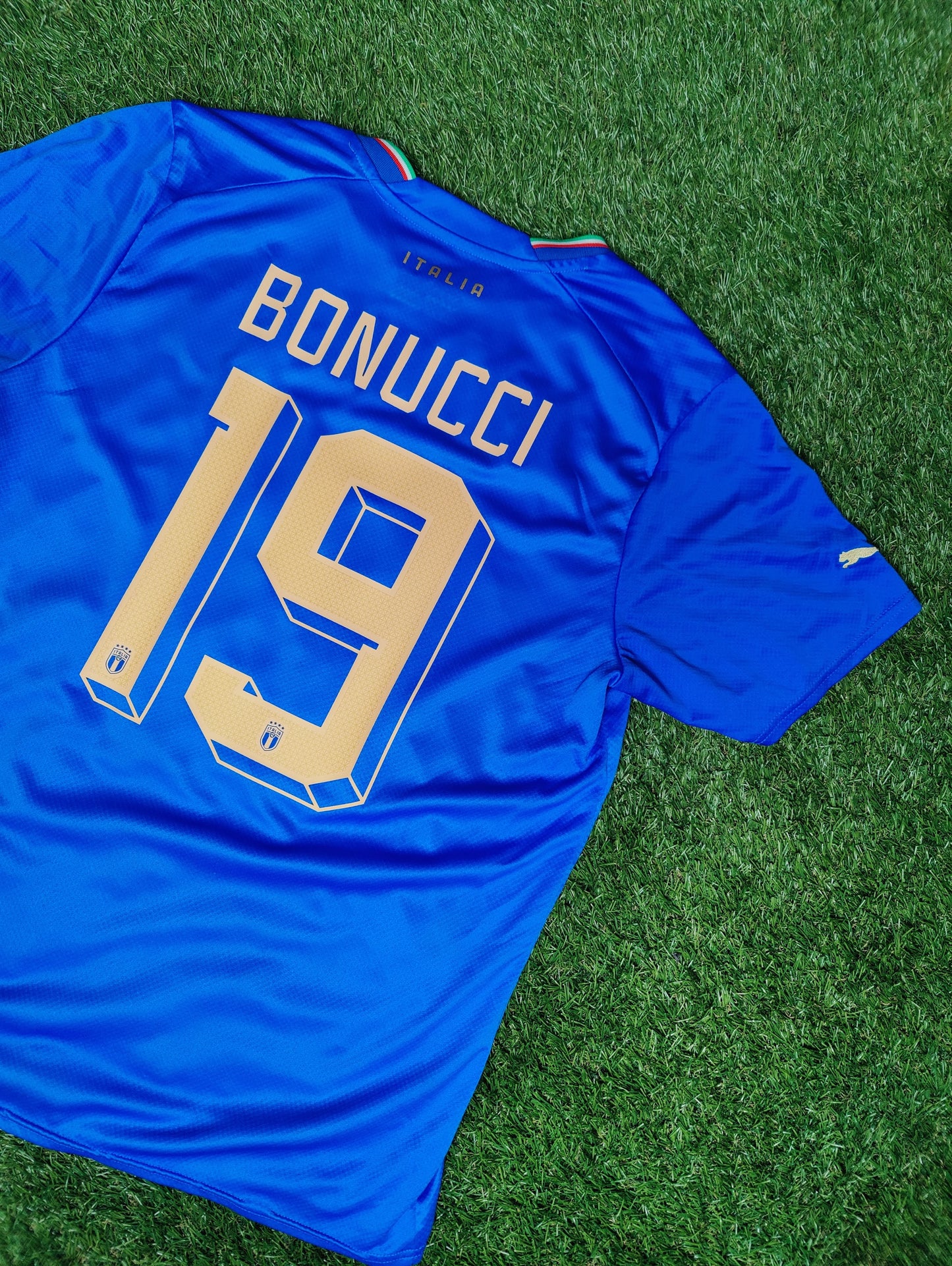 Leonardo Bonucci Str. L Italien Hjemmebanetrøje – (2022)