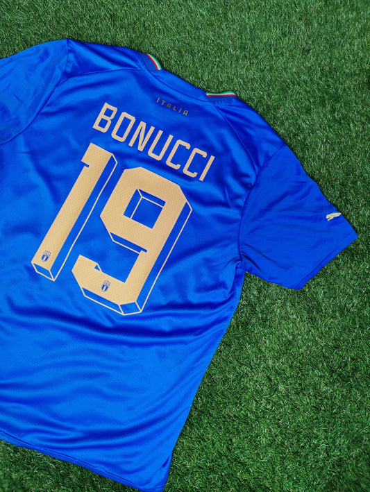 Leonardo Bonucci Str. L Italien Hjemmebanetrøje – (2022)