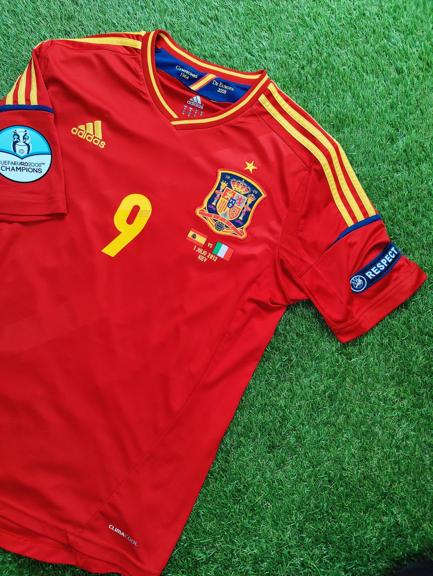 Fernando Torres Str. Medium (M) Spanien Hjemmebanetrøje – (Euro 2012)