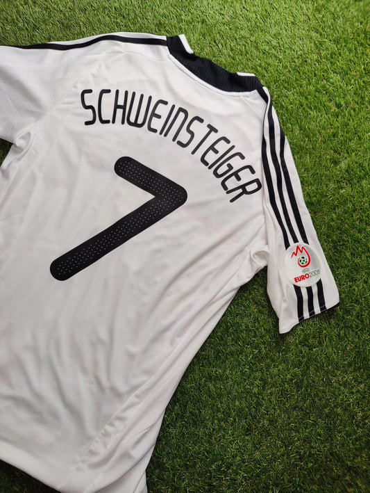 Bastian Schweinsteiger Str. Medium (M) Tyskland Hjemmebanetrøje – (Euro 2008)