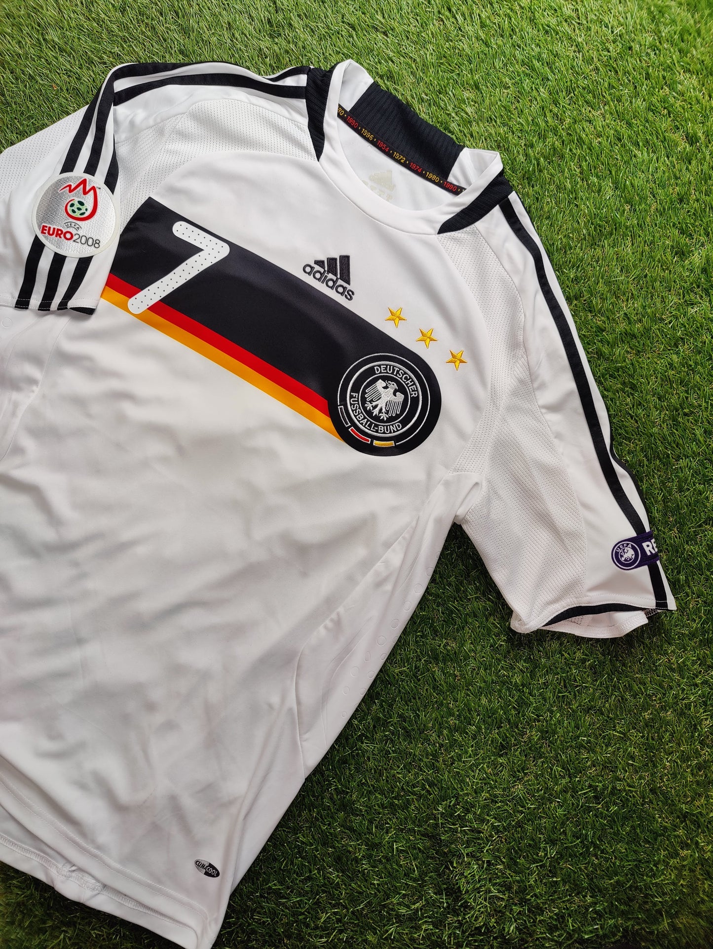Bastian Schweinsteiger Str. Medium (M) Tyskland Hjemmebanetrøje – (Euro 2008)