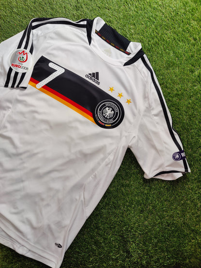 Bastian Schweinsteiger Str. Medium (M) Tyskland Hjemmebanetrøje – (Euro 2008)