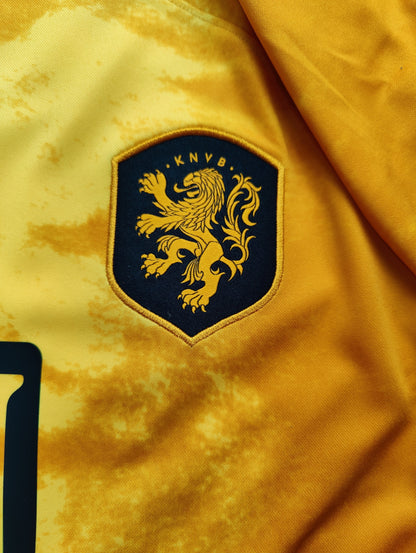 Frenkie de Jong Str. Medium (M) Holland Hjemmebanetrøje – (VM 2022)