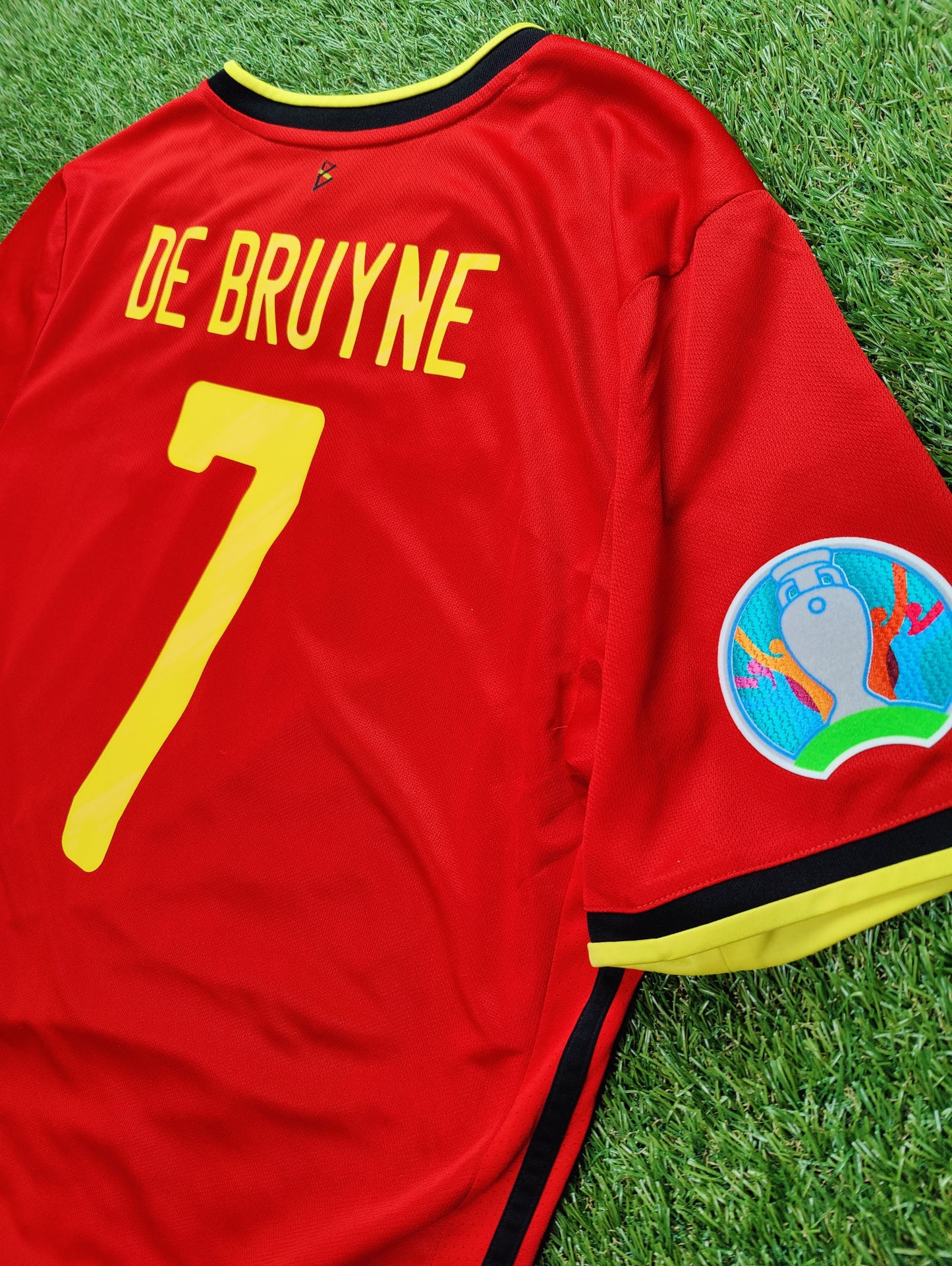 Kevin De Bruyne Str. Large (L) Belgien Hjemmebanetrøje – (Euro 2020)
