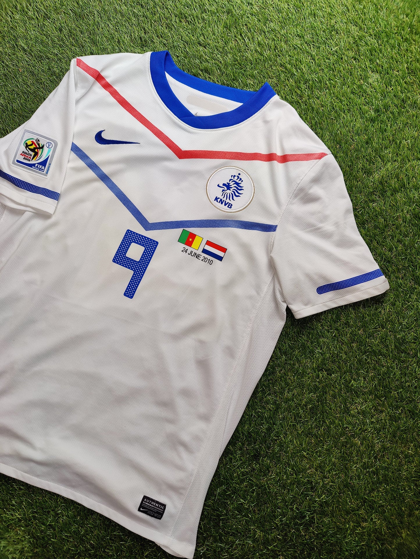Robin van Persie Str. Large (L) Holland Udebanetrøje – (VM 2010)