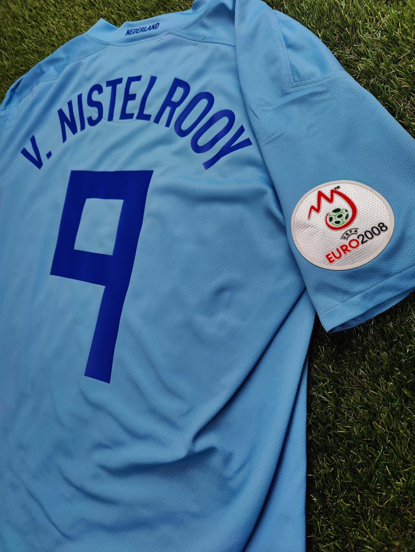 Ruud van Nistelrooy Str. Large (L) Holland Udebanetrøje – (Euro 2008)