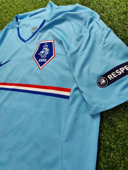 Ruud van Nistelrooy Str. Large (L) Holland Udebanetrøje – (Euro 2008)