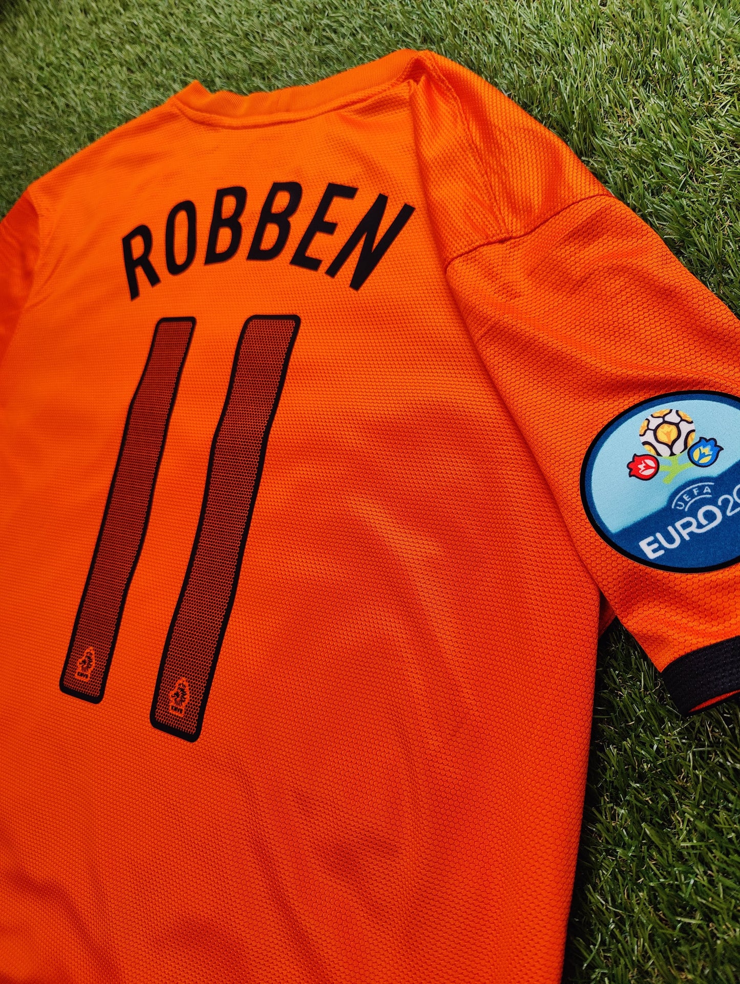 Arjen Robben Str. Large (L) Holland Hjemmebanetrøje – (Euro 2012)