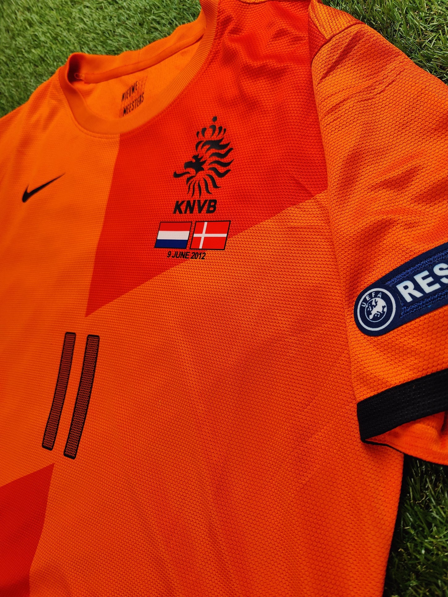 Arjen Robben Str. Large (L) Holland Hjemmebanetrøje – (Euro 2012)