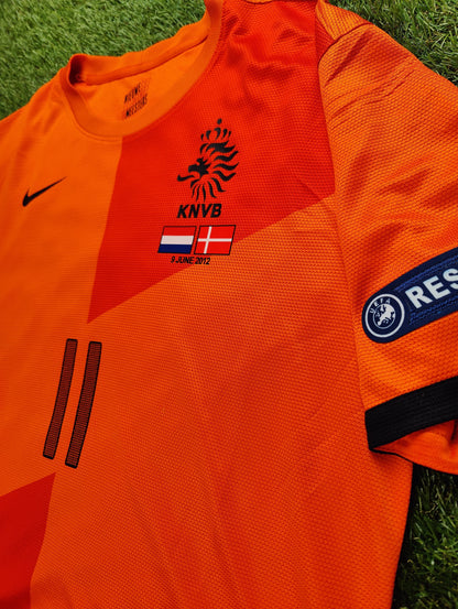 Arjen Robben Str. Large (L) Holland Hjemmebanetrøje – (Euro 2012)