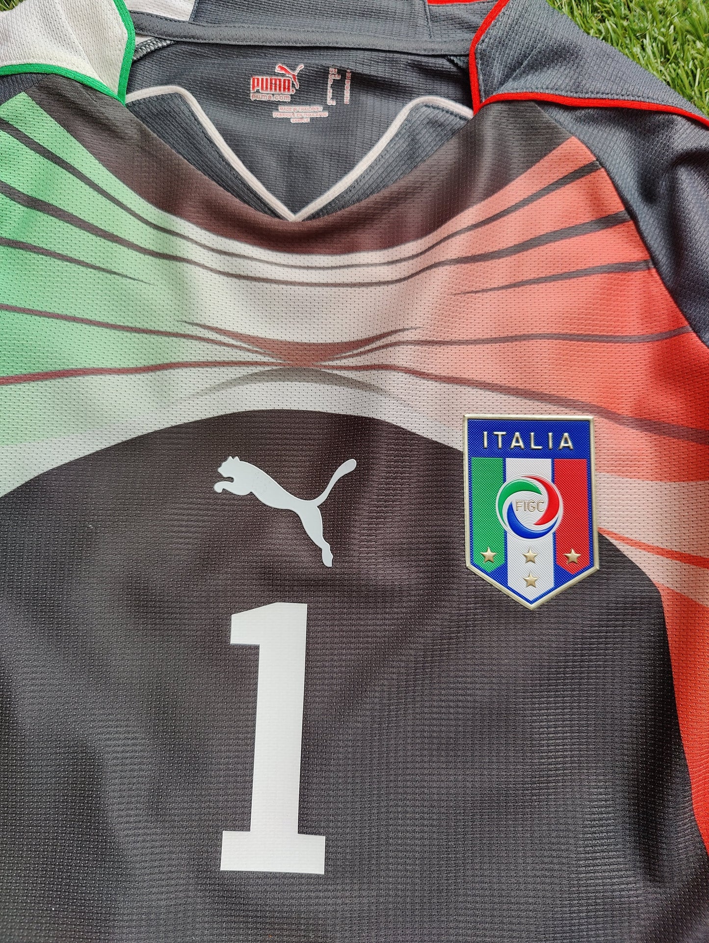 Gianluigi Buffon Str. Medium (M) Italien Målmandstrøje – (VM 2010)