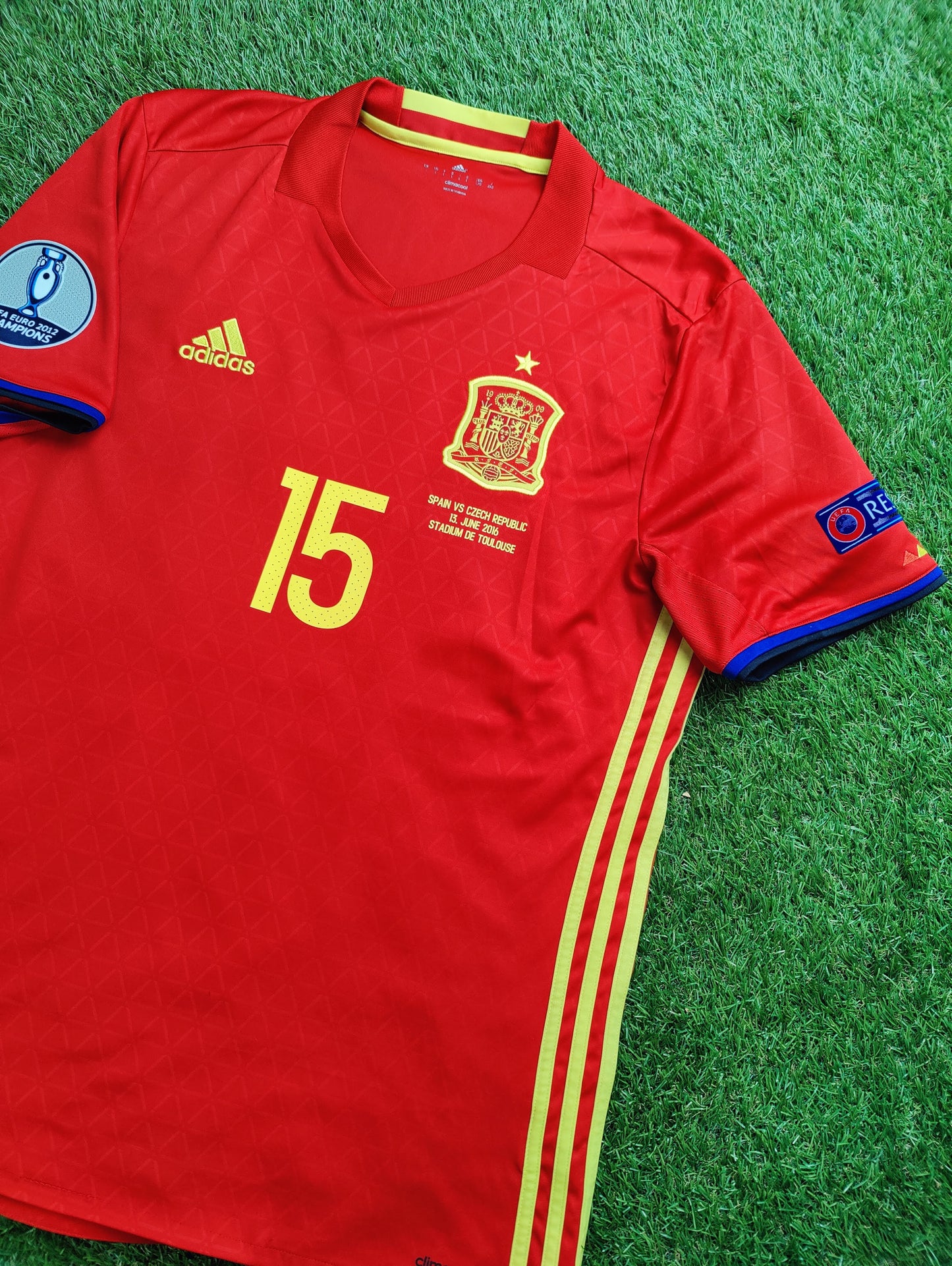 Sergio Ramos Str. L Spanien vs Tjekkiet – 13. juni 2016 – (Euro 2016)