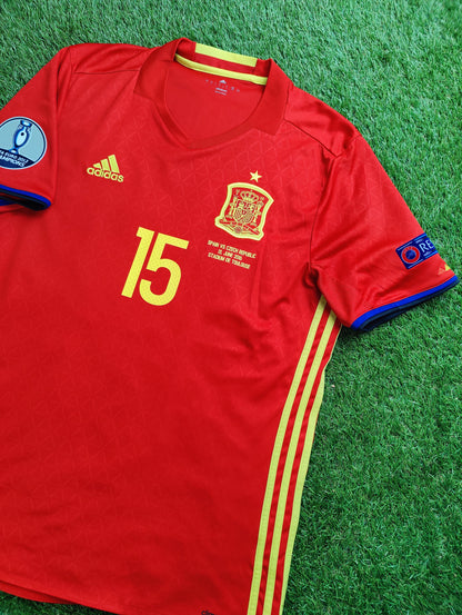 Sergio Ramos Str. L Spanien vs Tjekkiet – 13. juni 2016 – (Euro 2016)