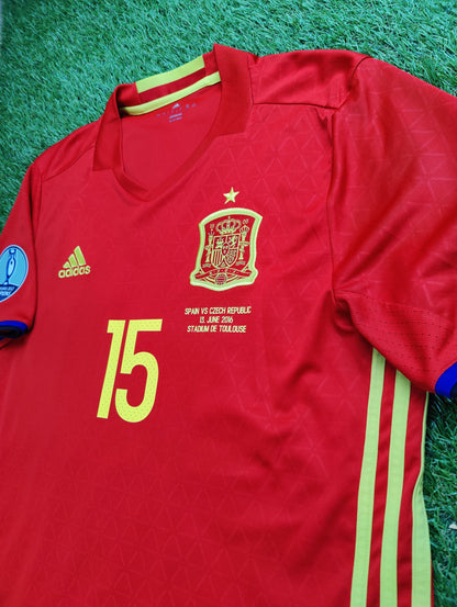 Sergio Ramos Str. L Spanien vs Tjekkiet – 13. juni 2016 – (Euro 2016)