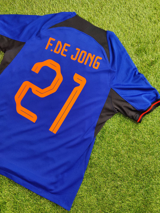 Frenkie de Jong Str. M Holland Udebanetrøje – (VM 2022)