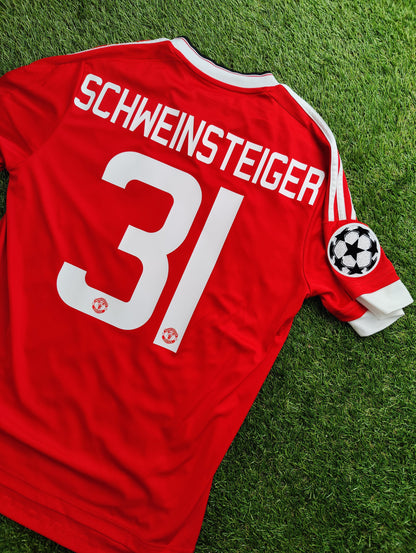 Bastian Schweinsteiger Str. M Manchester United Hjemmebanetrøje – (2015/16)