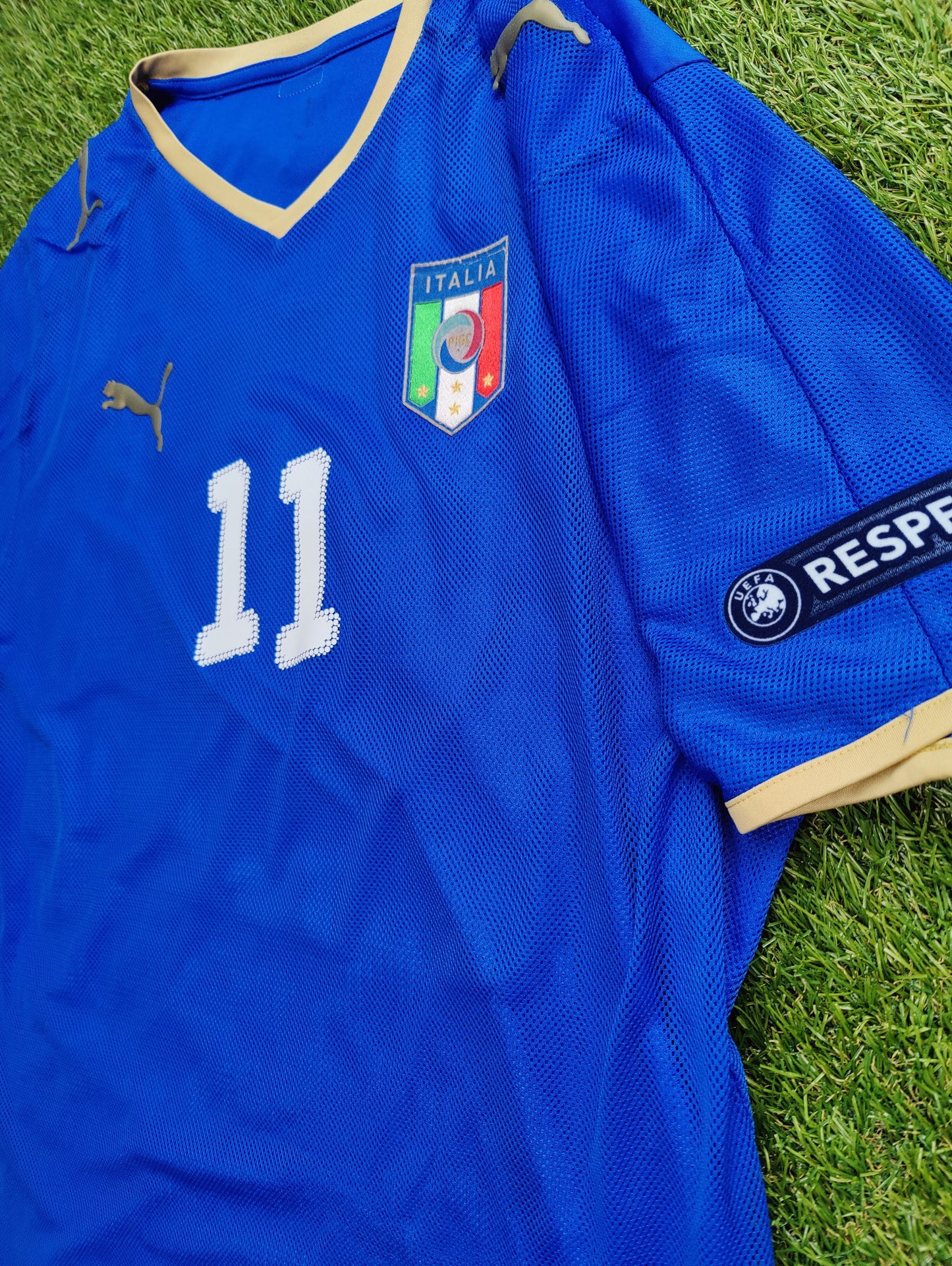 Antonio Di Natale Str. Medium (M) Italien Hjemmebanetrøje – (Euro 2008)